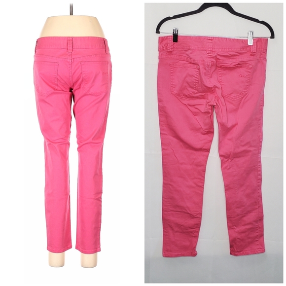 American Rag Cie Barbiecore Pink Skinny Jeans Size 9-S / 9 Short ~ Casual Fun - Picture 2 of 10